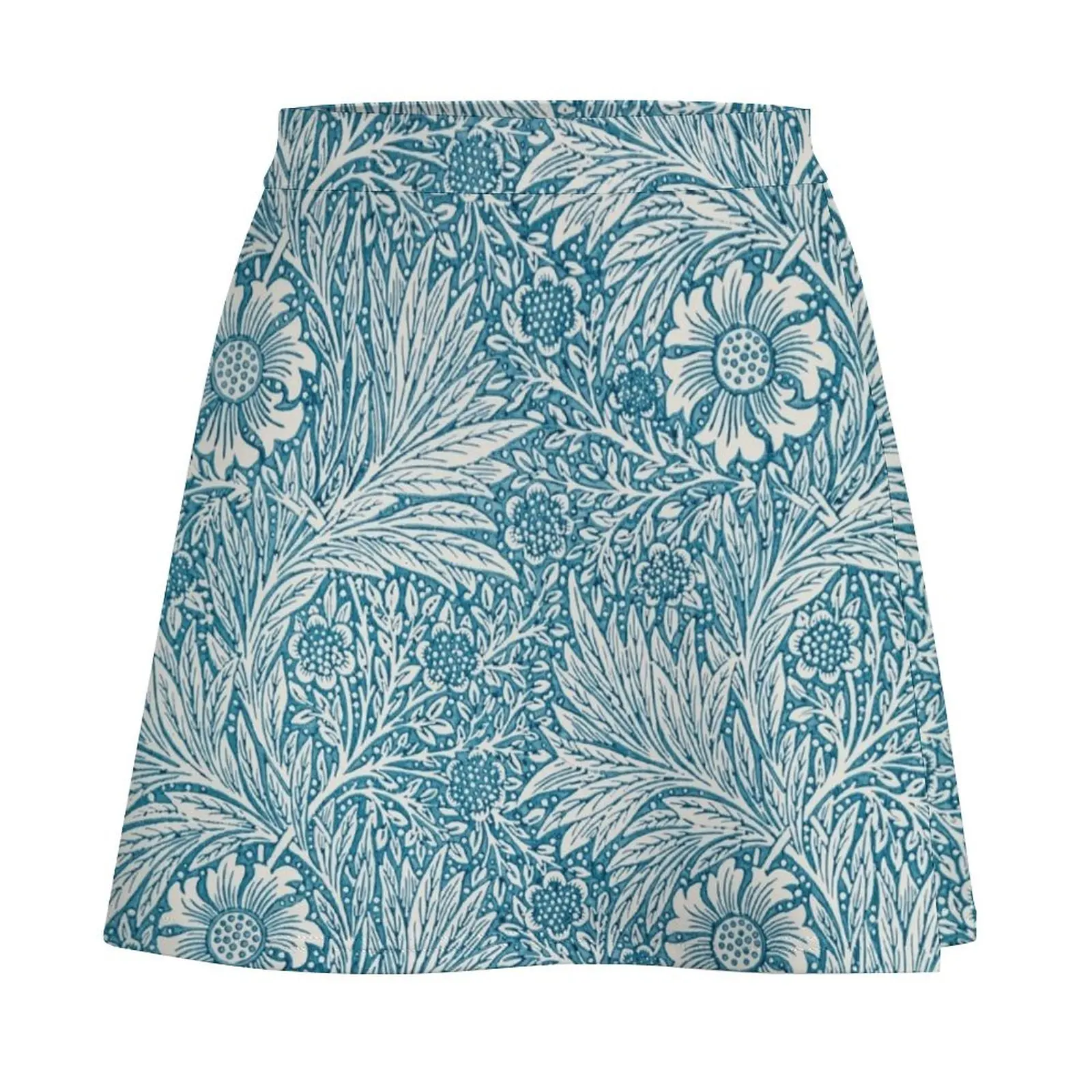 Marigold Floral Pattern by William Morris, 1875 Mini Skirt skirts summer 2025 woman japanese kawaii clothes