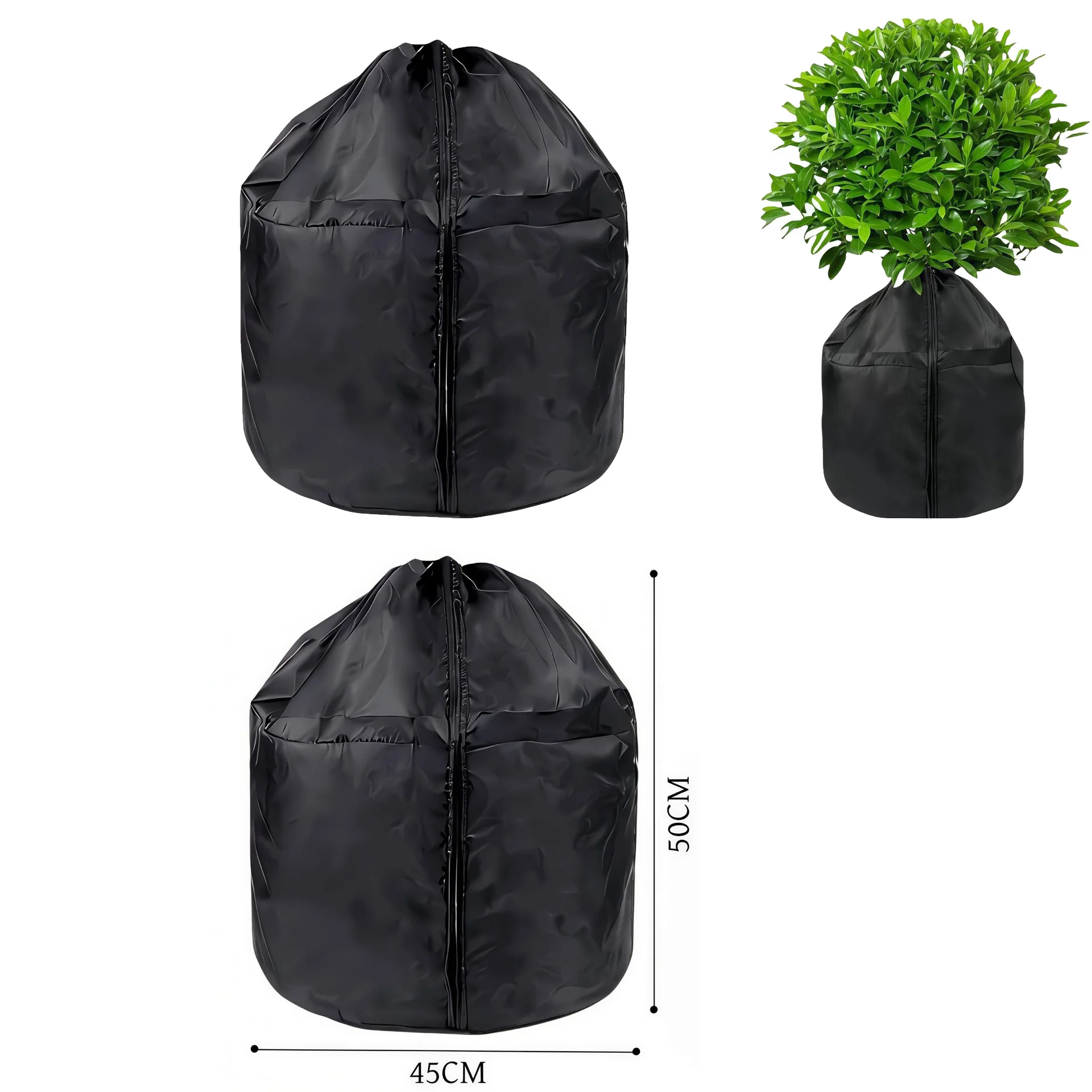 2pcs Plant Frost Cover Bags For Outdoor Trees And Shrubs Winter Protection Against Snow Ice And Cold Wind Garden GreeneryShields