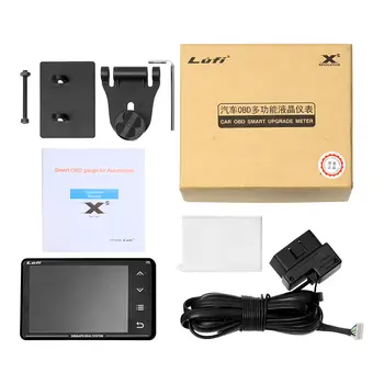 Lufi XS Revolution OBD2 OBD+GPS automobilový multifunkční měřič teploty vody, teploty oleje v turbu, Gyroskopický LCD ukazatel 10 nejlepší prodej Energetický nápoj XS - №4