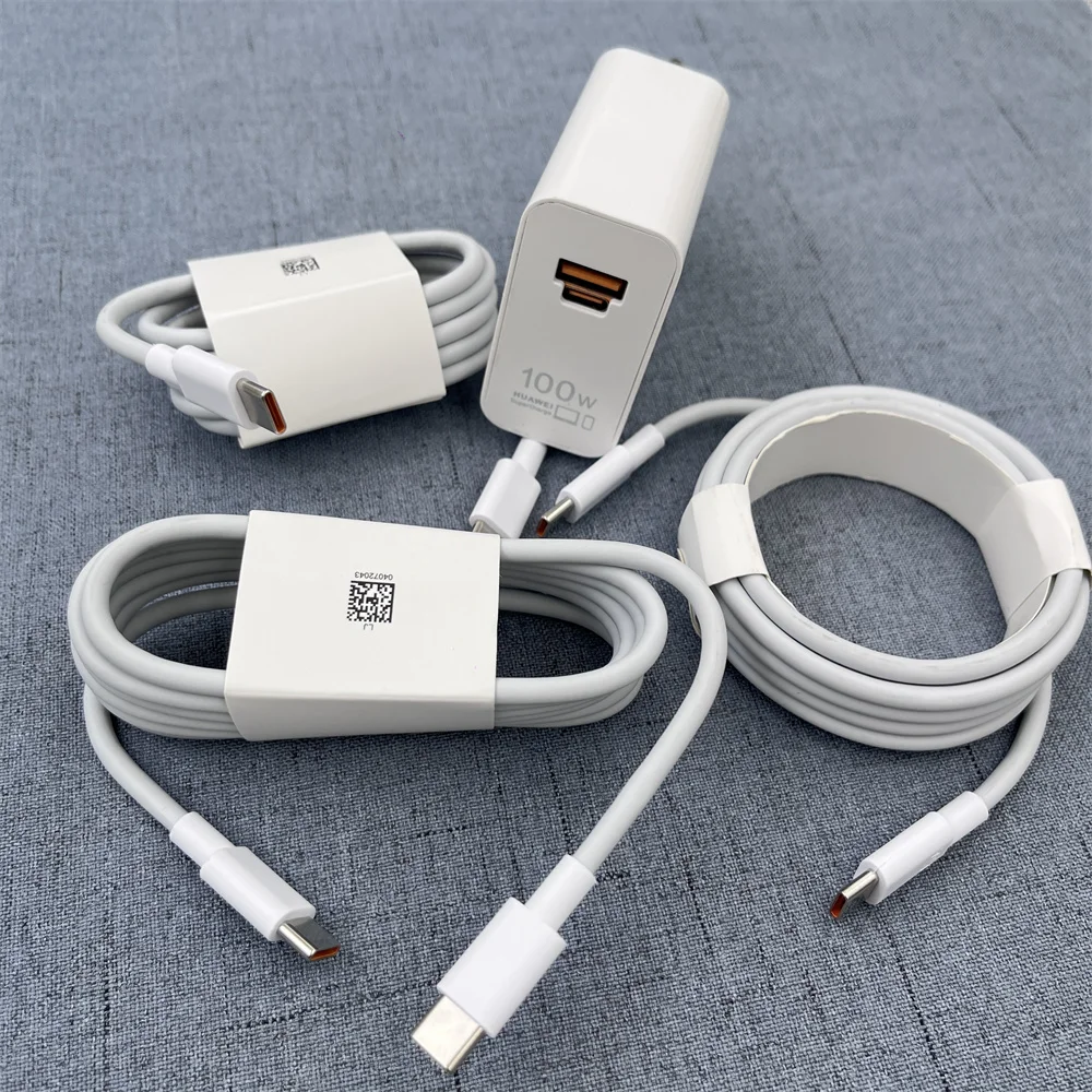 Huawei Original 100W SuperCharge Charger Dual Port Fast Charge USB A/C PD Type C Cable For Pura 70 UItra Mate 60 Pro Mate60 Lite - náhled 6