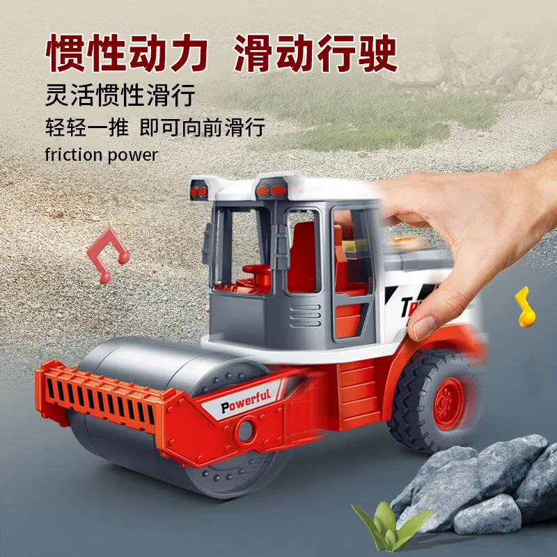 

New Story Machine Construction Vehicle Inertia Simulation Children's Boys Toys Car Models Lighting Music Early Education Toys
