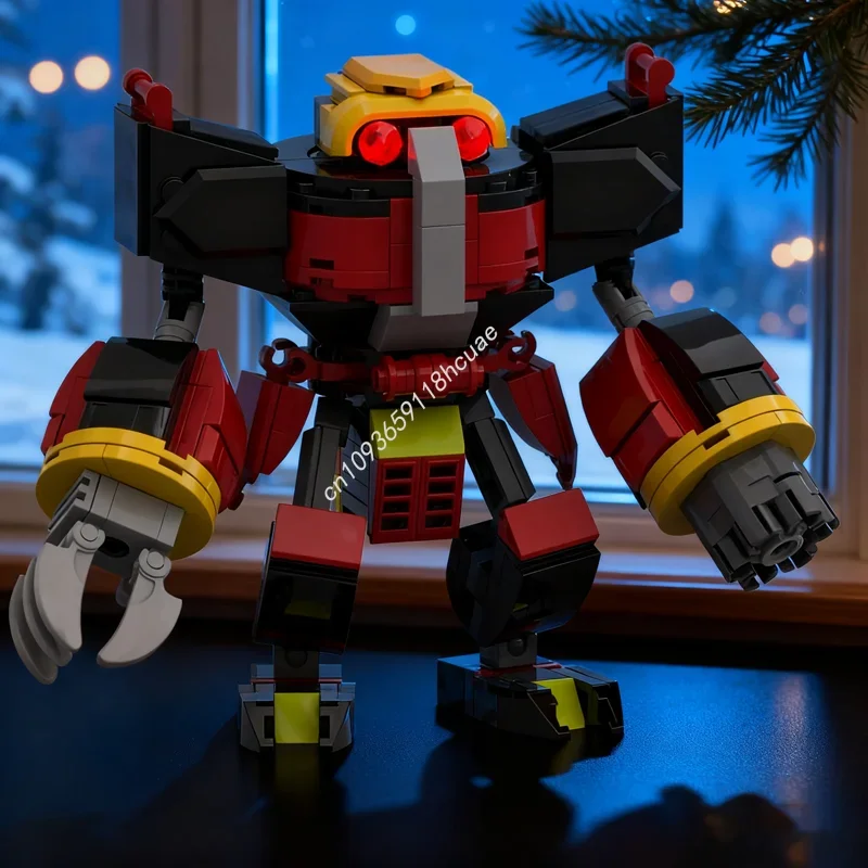 

272 шт. MOC Sonic Omega модель «Ежик», строительные блоки, игрушки, креативная идея, рождественские подарки, образование, день рождения