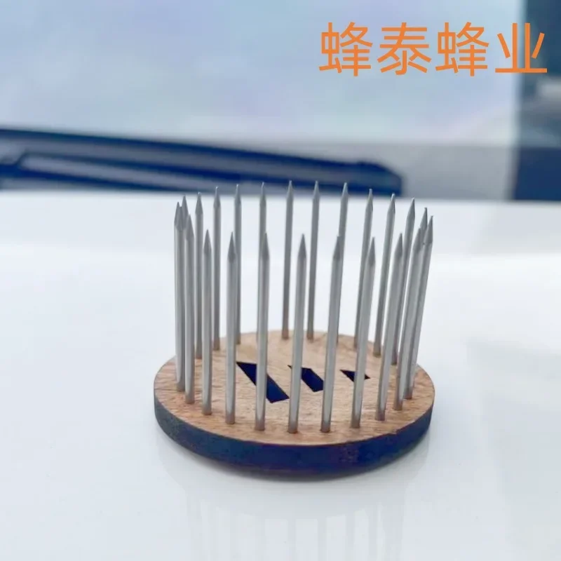 A Stainless Steel Beekeeping Needle, Closed Bee Steel Needle, King Cage Buckle, 10 Pcs