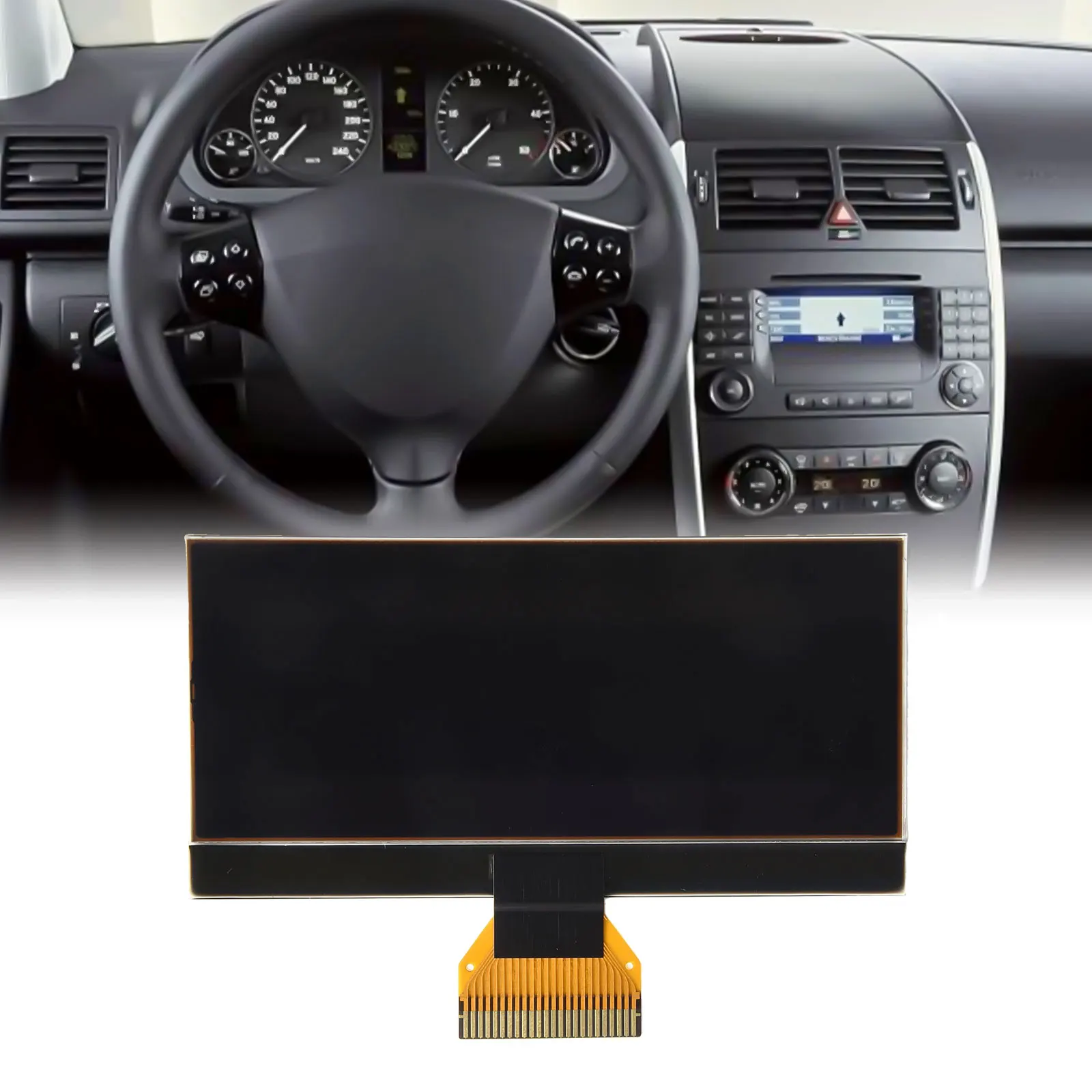 001         LCD Display Speedometer Dashboard For A B Class W169 W245 Only For 7V A1695400448 Automotive Accessories