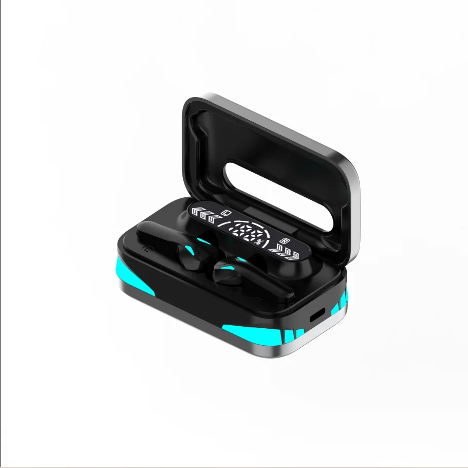 DM09 Mechanical Style Design Wireless Earphones Bluetooth 5.4 Ergonomic Design Advanced Connectivity Headsets with Mic HD Call