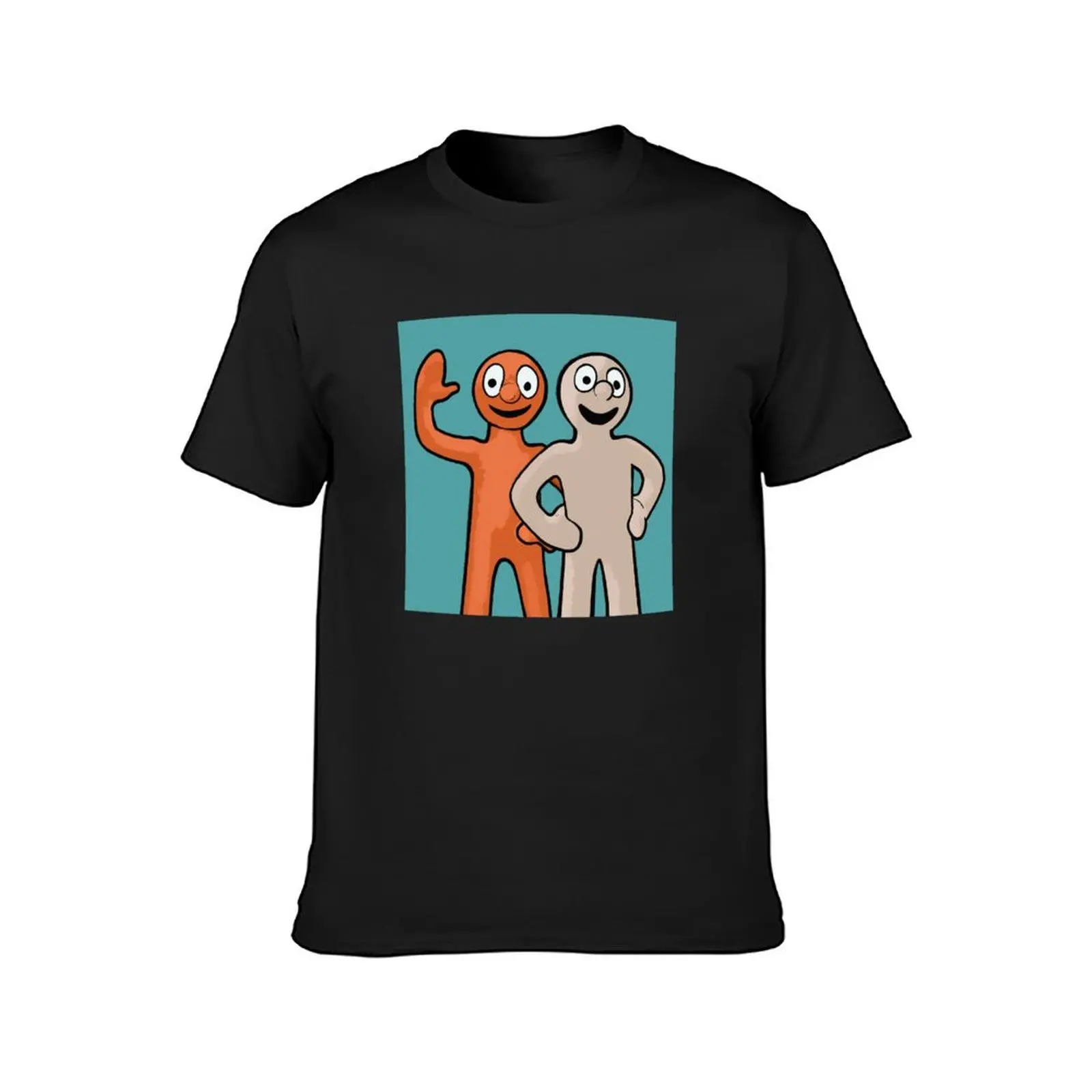 Morph and Chas T-Shirt boys whites blacks anime plain white t shirts men