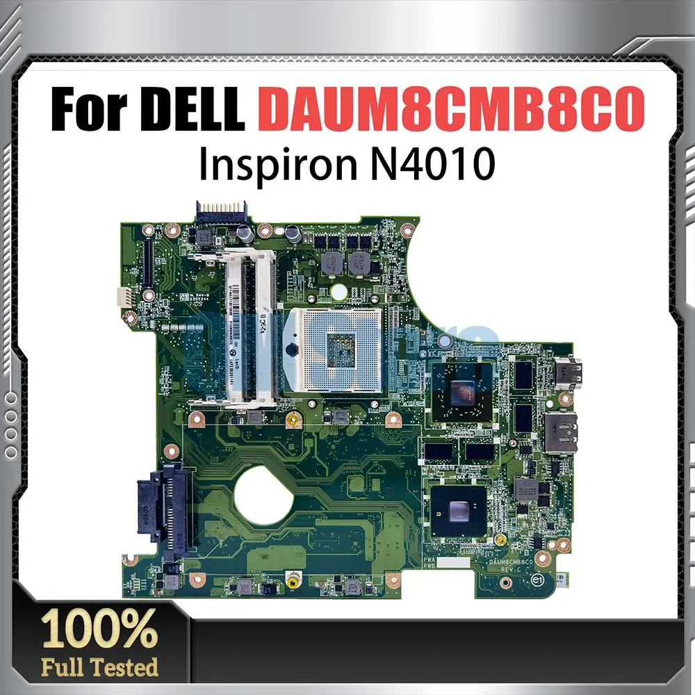 Mainboard for DELL N4010 laptop motherboard N4010  HM57  HD5650M 1GB DAUM8CMB8C0 CN-0951K7 tested good