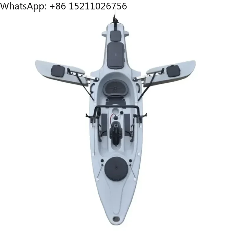 Single Person Electric Propulsion Kayak Canoe Hard Plastic Canoe Road Fishing Boat Accessories