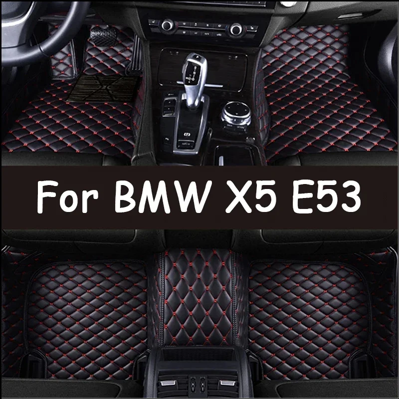 

Customized Style 3D Car Floor Mats for BMW X5 E53 1999-2006 E70 F15 G05 2018-2023 ix 2023 Interior Accessories Phone Pocket 0529