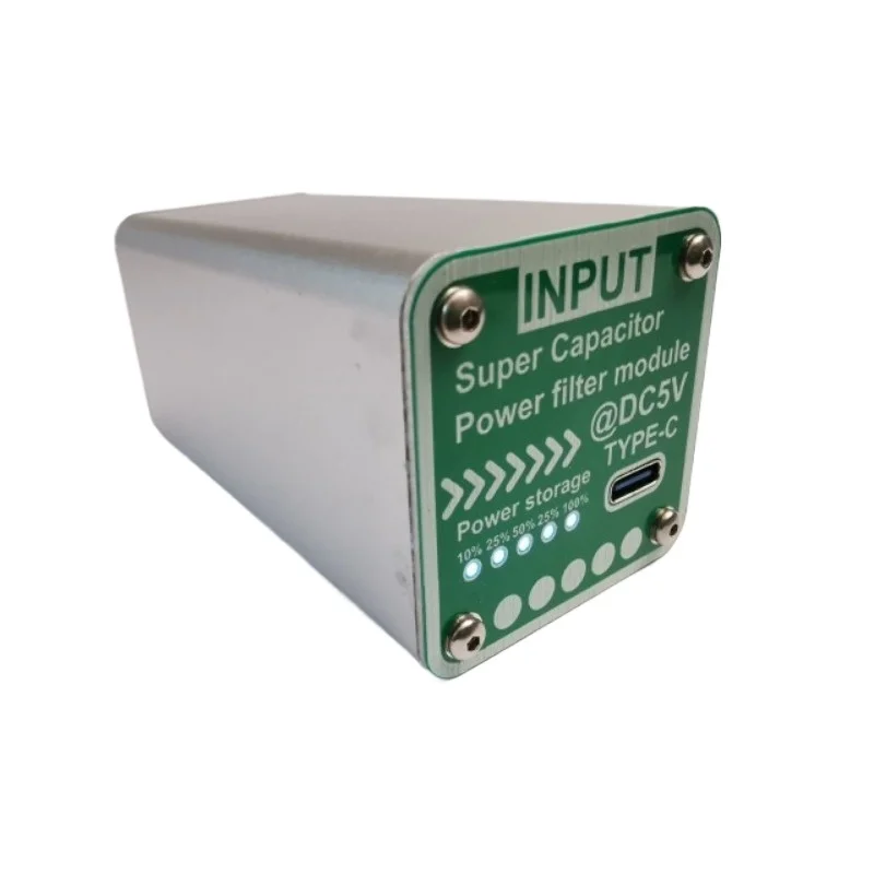 

5V Power Supply Filter Type C I/O for Raspberry Pi, Farad Capacitor Filtering