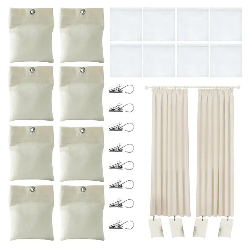 Outdoor Drapery Weights curtain bottom weight bag Decorative Heavy Fixing Tablecloth Garden Flag curtain Heavy Accessories