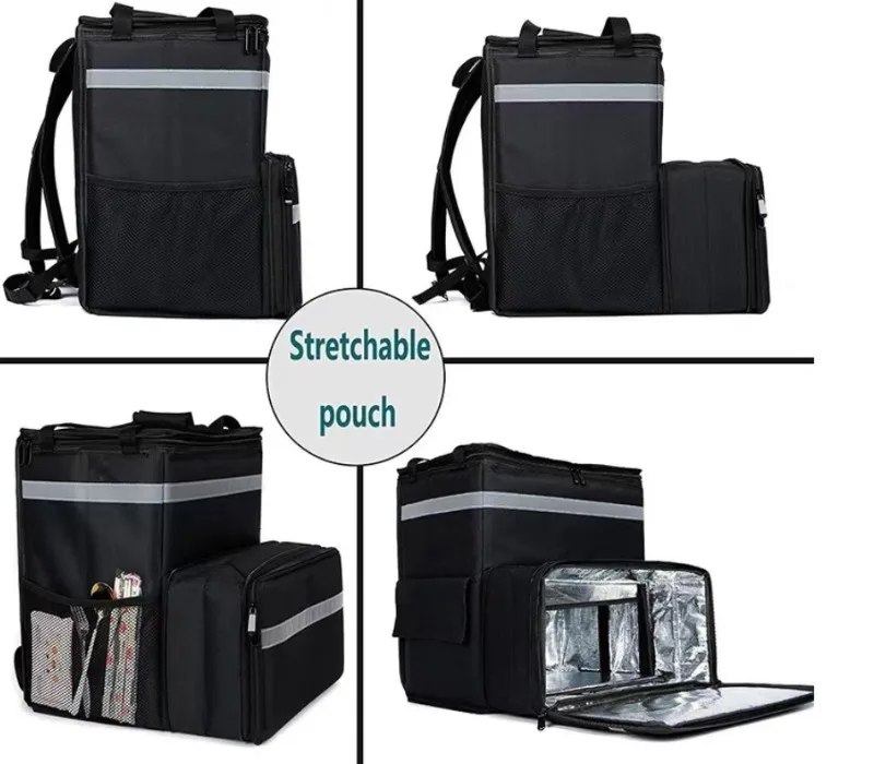 Zaino per Consegna Cibo – Borsa Termica Extra Large per Rider, Impermeabile e Resistente