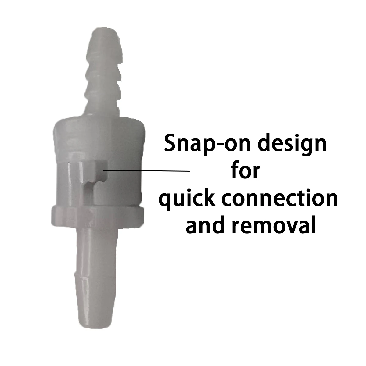 Luer Taper Universal Metal Airway Connector, NIBP Cuff Connector, Air Hose Tube Adapter, Quick connect and disconnect