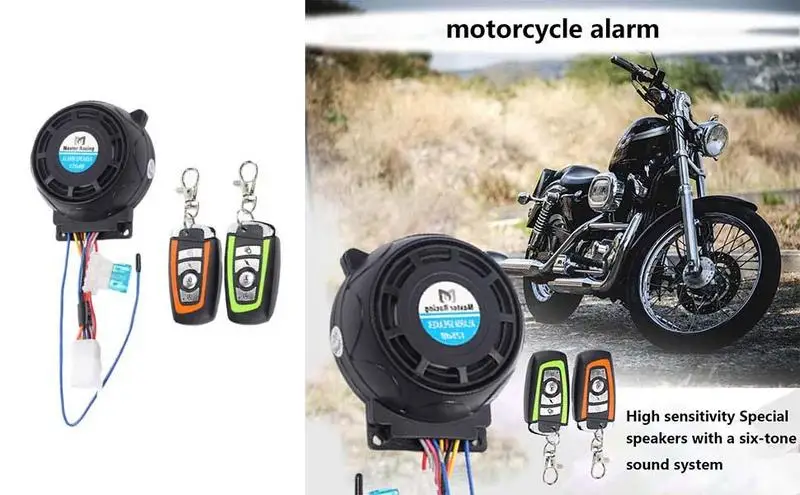 

Bike Alarms For Ebikes Waterproof Anti-Theft Warner With Remote Start And Shutdown Fully Functional Security System For Bikes