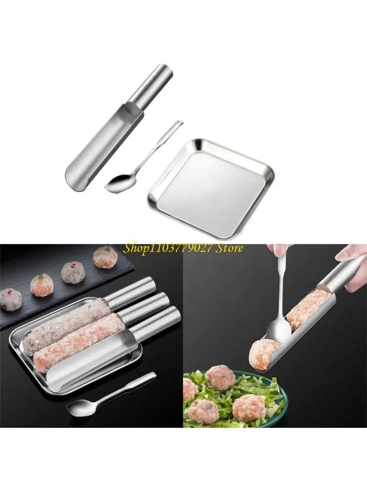 C4DF Saving Time Professional Ice Cream Scoops Multifunction Cake Balls Maker DIY