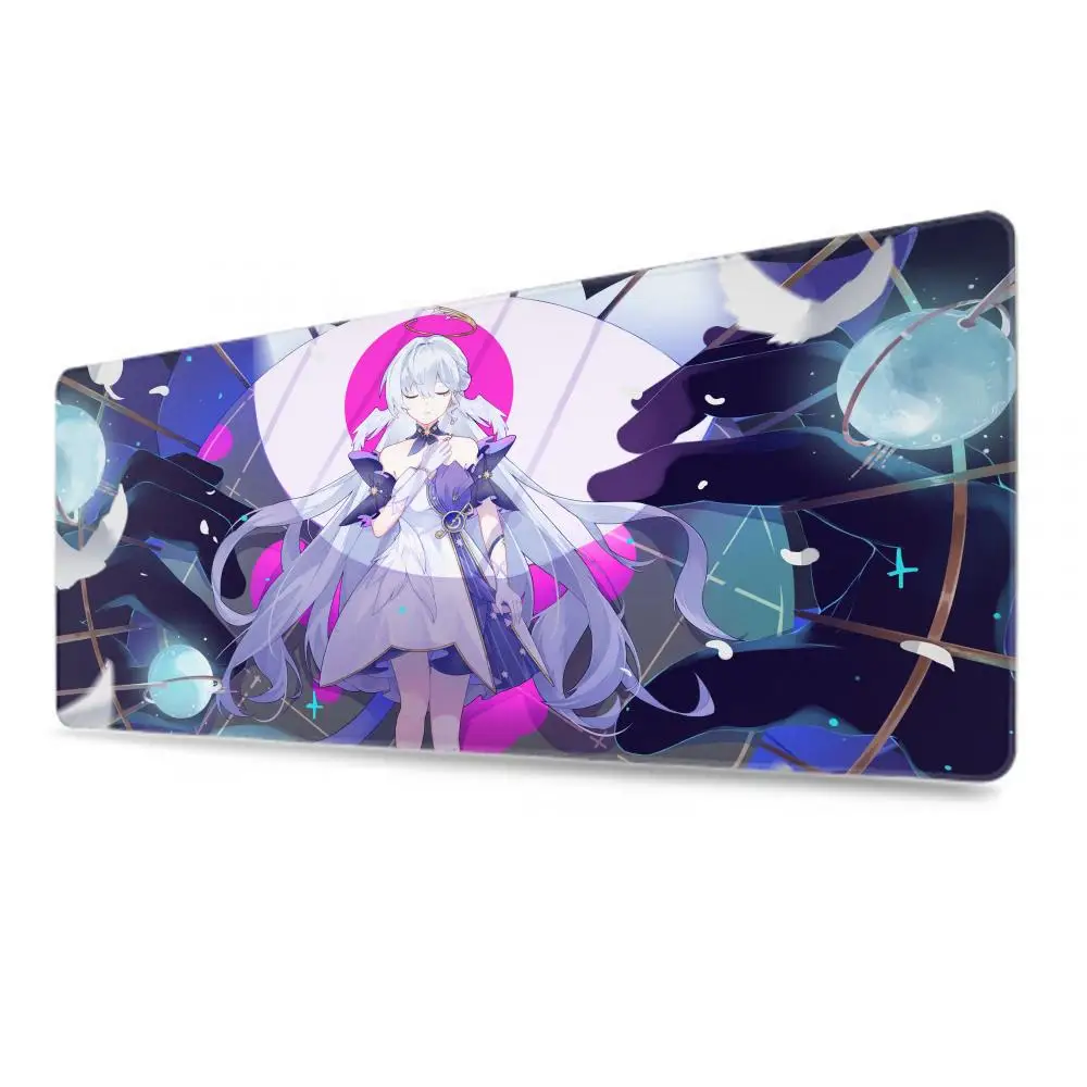 Robin Honkai Star Rail Mousepad Mouse Mat Desk Mat With Pad gaming accessories Prime Gaming XXL Keyboard Pad Stitch Padding Mat