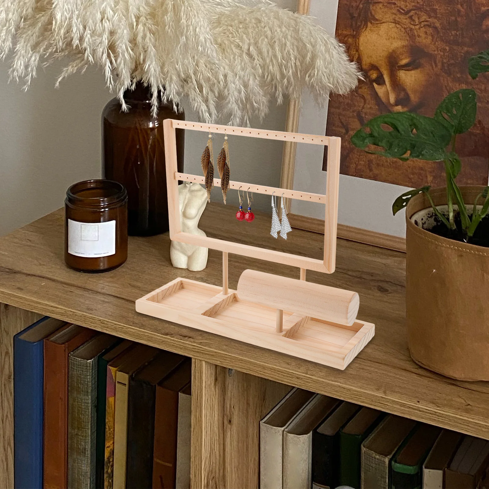 

Jewelry Storage Display Stand Bracelet Rack Necklace Holder Earrings for Selling