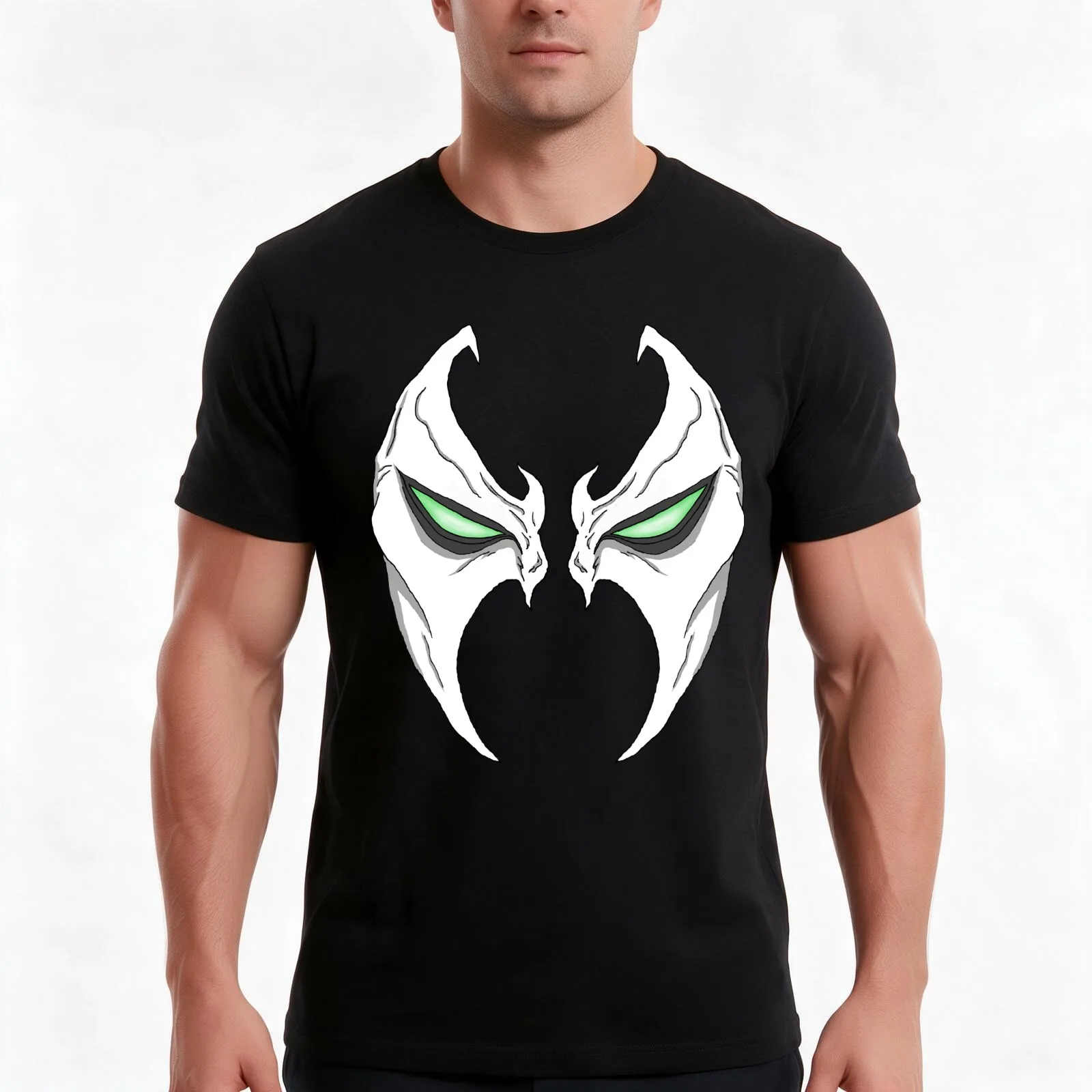 Vintage spawn - Hell Spawn T-Shirt Summer Casual Cotton Tee Oversized Streetwear Tops Vintage Graphic Print Unisex Men Women