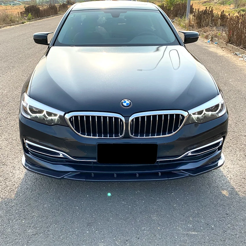 

For BMW 5 Series G30 G31 Stantard 525i 530i 530e 520d 530d 2017-2020 Front Bumper Lip Spoiler Splitter Diffuser Body Kit Tuning