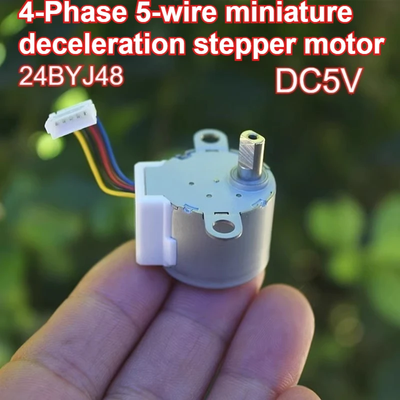 

DC5V deceleration stepper motor, wind guide motor 24BYJ484 phase 5-wire miniature deceleration stepper motor