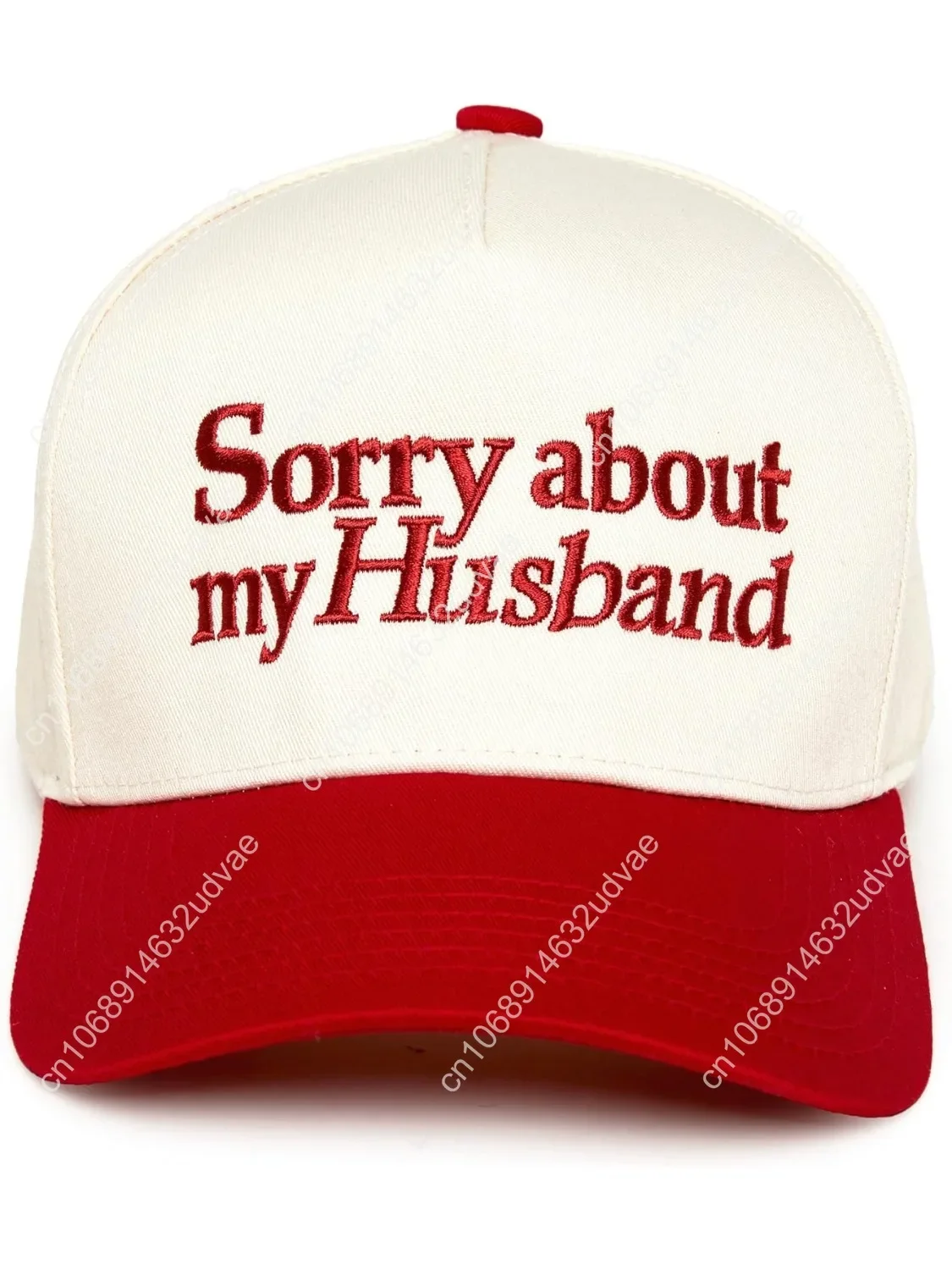 

Sorry about My Husband Funky Junque Adjustable Canvas Snapback Trucker Hat Funny Family Roles Hats