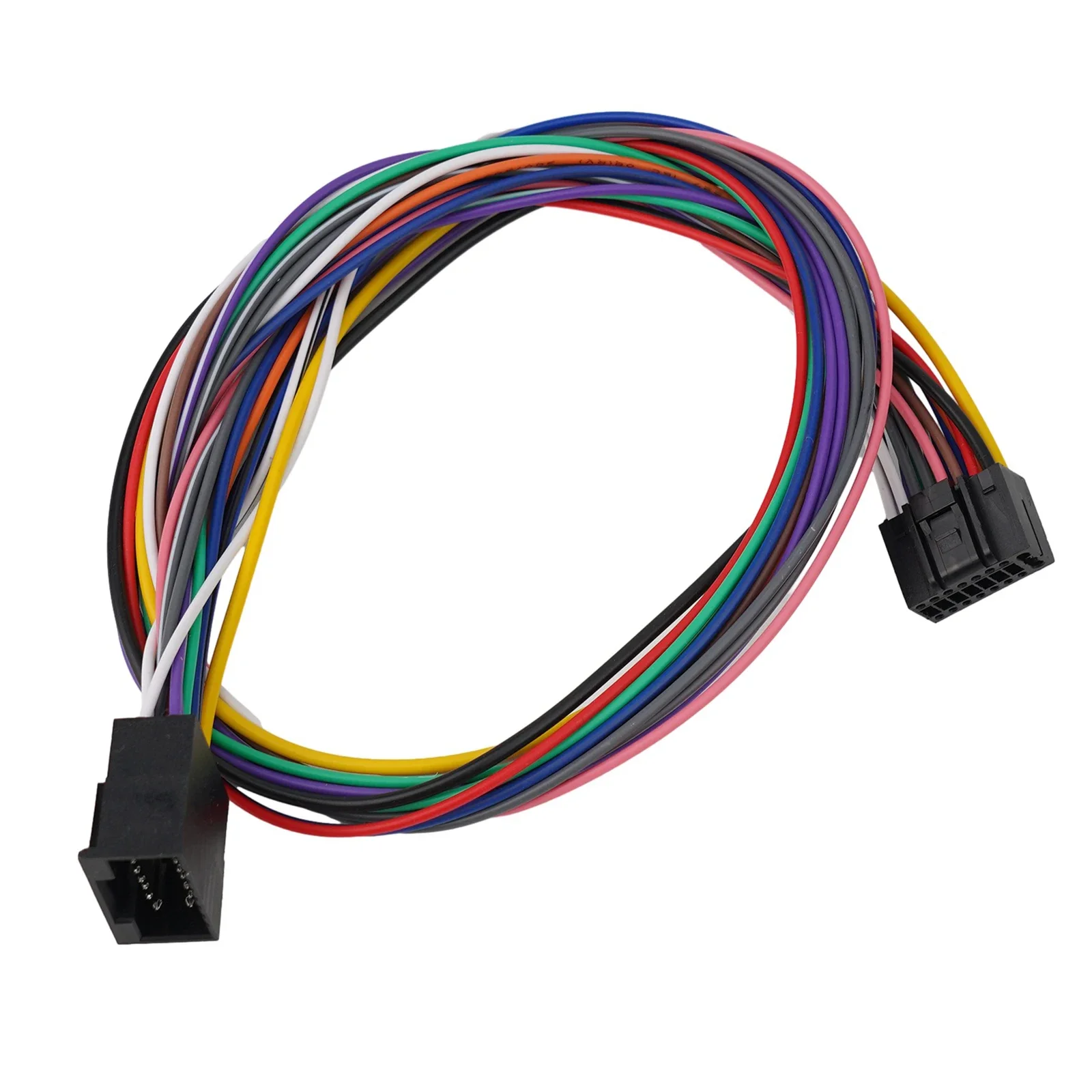 For Android Navigation 16Pin Car Stereo Radio ISO Wire Harness Power Wire Extension Wire 60cm Cable For Android Player