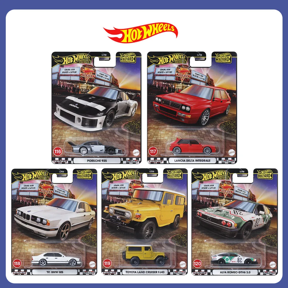 

Mattel Hot Wheels Boulevard GJT68 2021, 1/64 Lancia Delta Integrale BMW M5, Toyota Alfa Romeo, масштаб 1:64, коллекционные литые автомобили