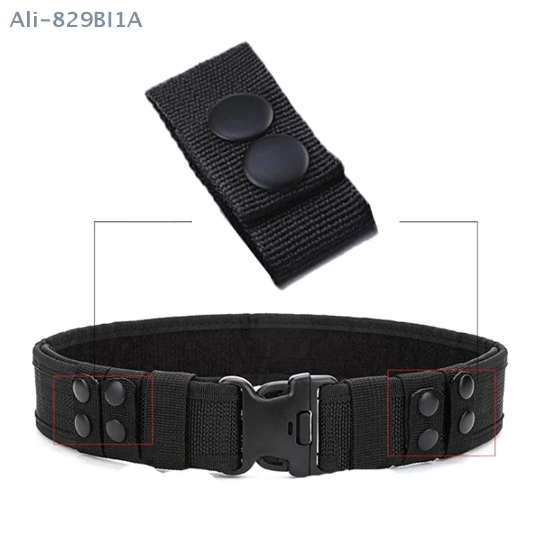 Outdoor EDC Tactical Belt Loop Nylon Belt Meon Belt Equipment Buckle Snap Buckle