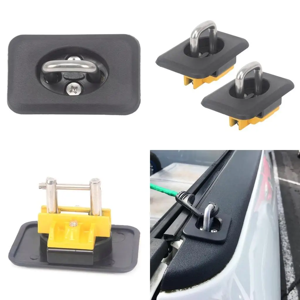 Rings Set of 2 Inner Bed Tie-Down Anchors for F150 New