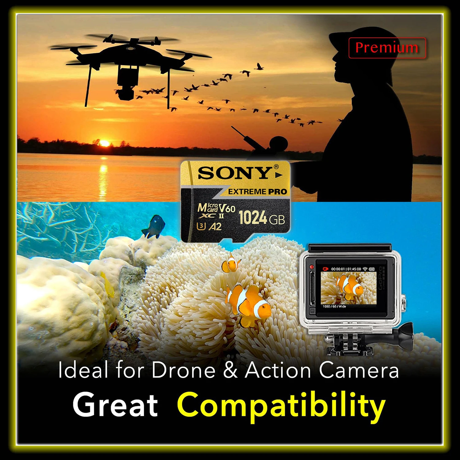 بطاقة ذاكرة سوني اكستريم برو SD عالية السرعة مايكرو بطاقة SD صغيرة سعة حقيقية 1 تيرا بايت 512 جيجابايت 256 جيجابايت كارتاو دي ميموريا 128 جيجابايت للكاميرا