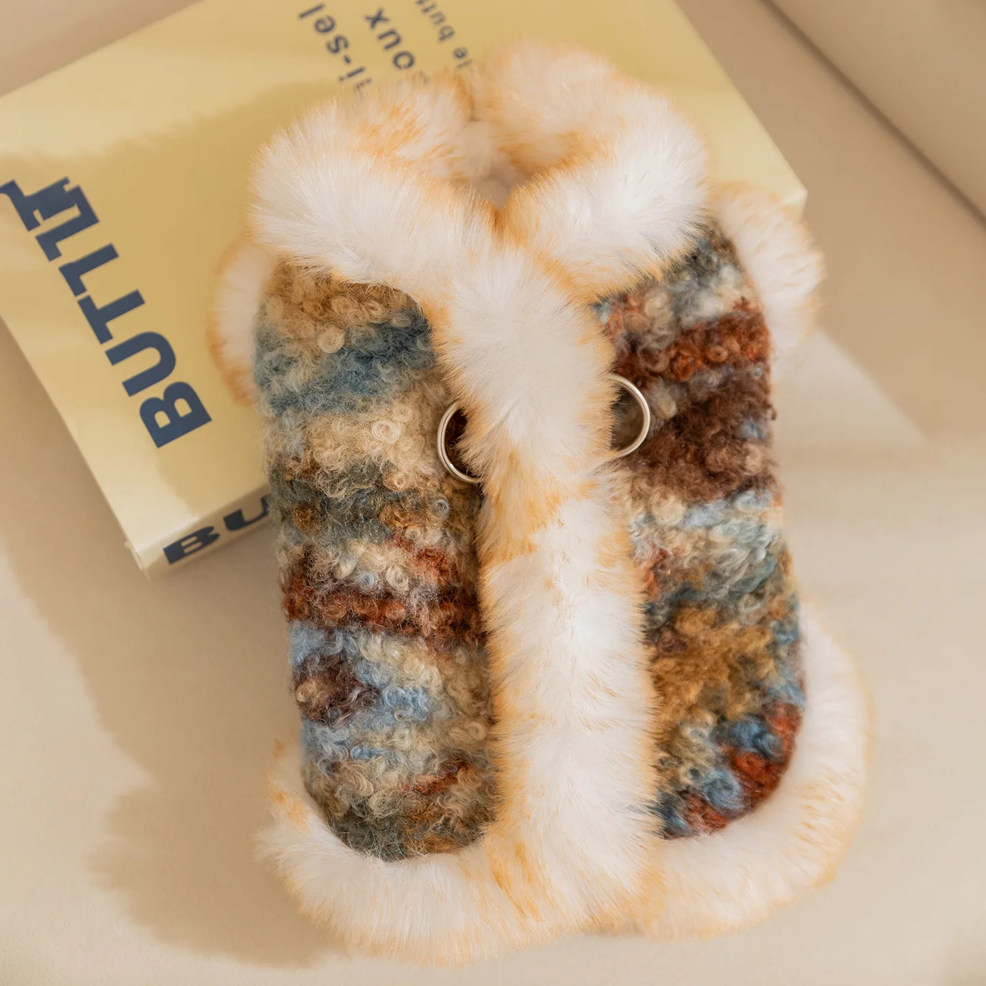 Winter Clothing For Dogs - เสื้อกั๊กกำมะหยี่สำหรับสุนัขตัวเล็กและกลาง สำหรับฤดูหนาวและฤดูใบไม้ร่วง เสื้อผ้าสุนัขหนานุ่มสำหรับบิชอง เท็ดดี้ เสื้อผ้าสัตว์เลี้ยงสำหรับปีใหม่