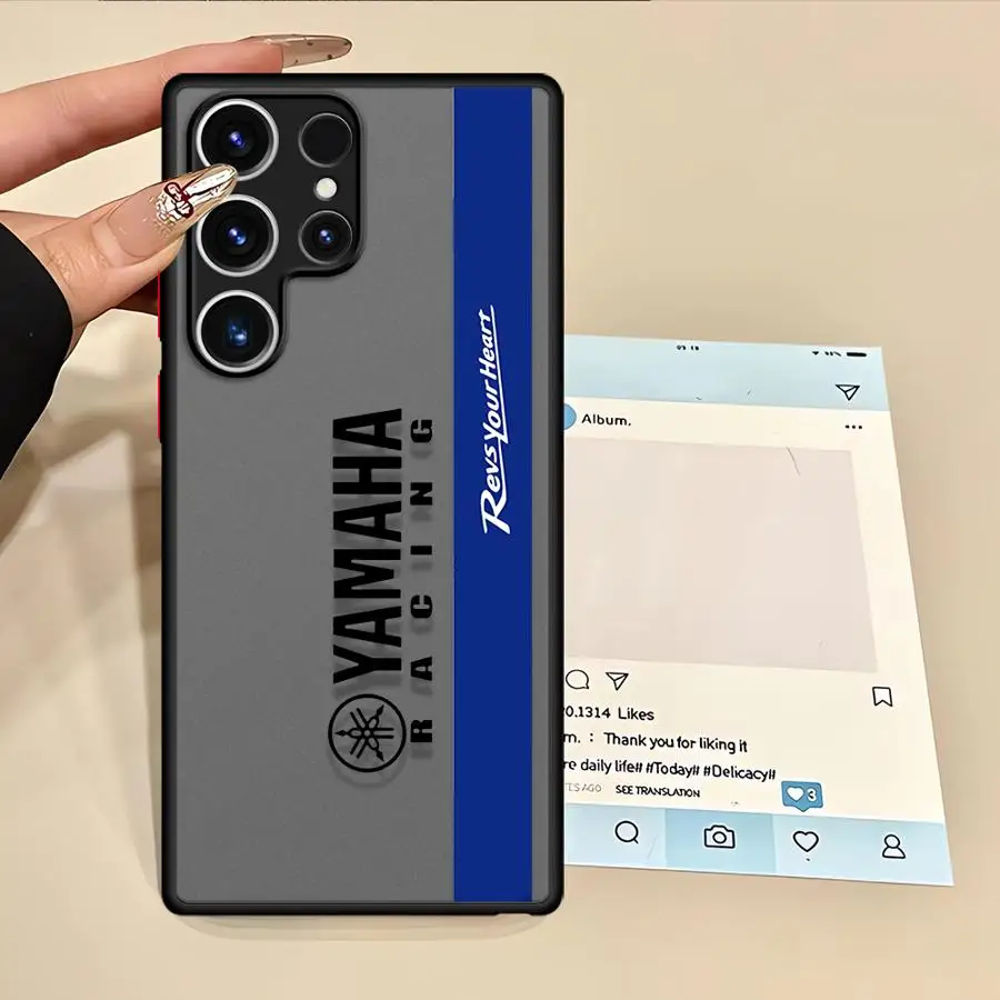 عودة غطاء الهاتف حقيبة لهاتف سامسونج غالاكسي S9 S24 FE S21 S22 زائد S20 S10 S23 الترا S25 حافة دراجة نارية Y-YamAha-S