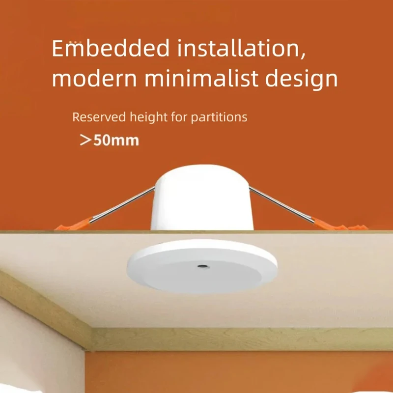 Tuya ZigBee/WiFi 24G MmWave Human Presence Sensor AC100-250V Ceiling Motion Static Detector with Luminance Monitoring Smart Life image 3
