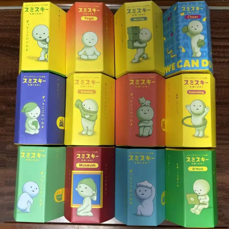 Miniso Smiski Hippers Parti Serisi Gece Lambası Elf Mini Figürler Bebek Sürpriz Kör Kutu Oyuncaklar Hediye Ofis Dekor Koleksiyonu Hediye