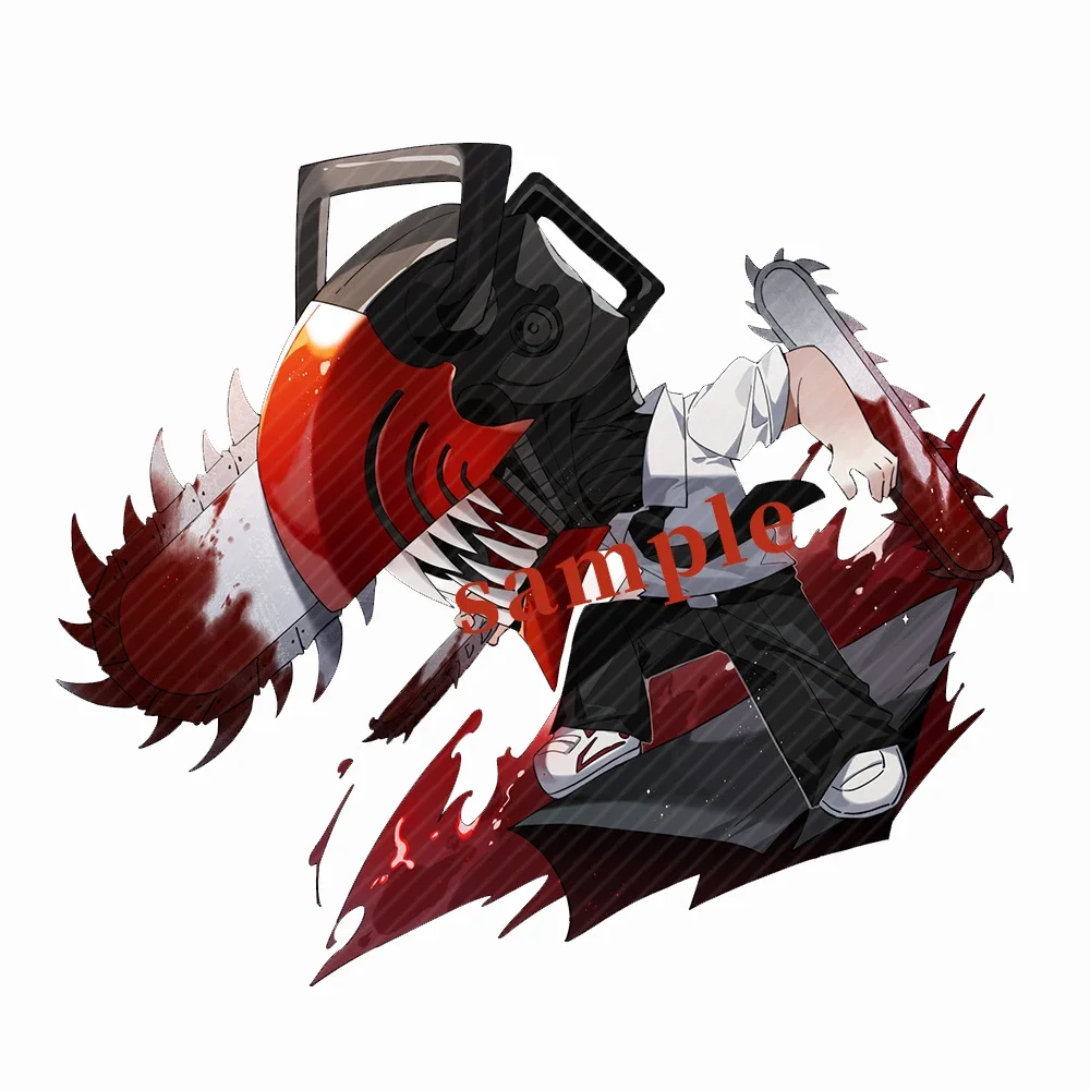 Anime Manga Chainsaw Man Acrylic Keychain Cosplay Denji Pochita Makima Hayakawa Aki Model Plate Cute Cartoon Keyring Fans Gifts