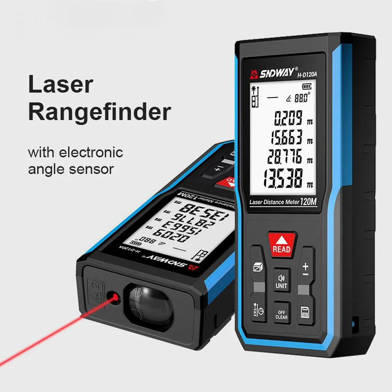 يده ليزر Rangefinder ، أداة قياس الأشعة تحت الحمراء ، حاكم الإلكترونية ، H-D510A