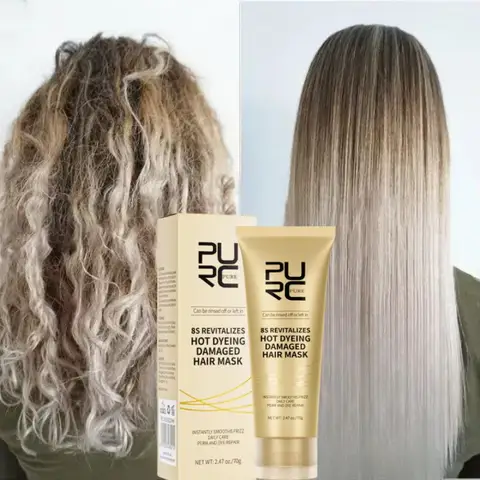 8 초 헤어 마스크 전문 케라틴 트리트먼트 크림, 부드러운 부드러운 리페어 파마 염료, 손상된 곱슬 헤어 케어 제품