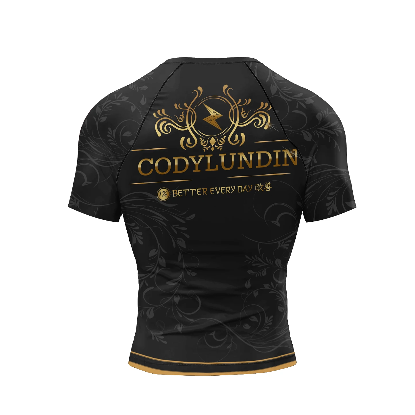 CODY LUNDIN Men Stappling Shirts BJJ Rashguard No Gi Jiu jitsu T-shirts Uv Protection Compression Grappling Fight Boxing Jersey