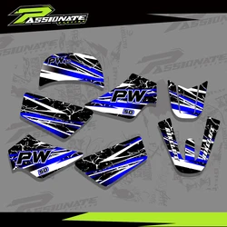 New Style Graphics Backgrounds Decals Stickers for Yamaha PW50 PW 50 PIT Bike All Years Motocycle Customize Protector Sticker
