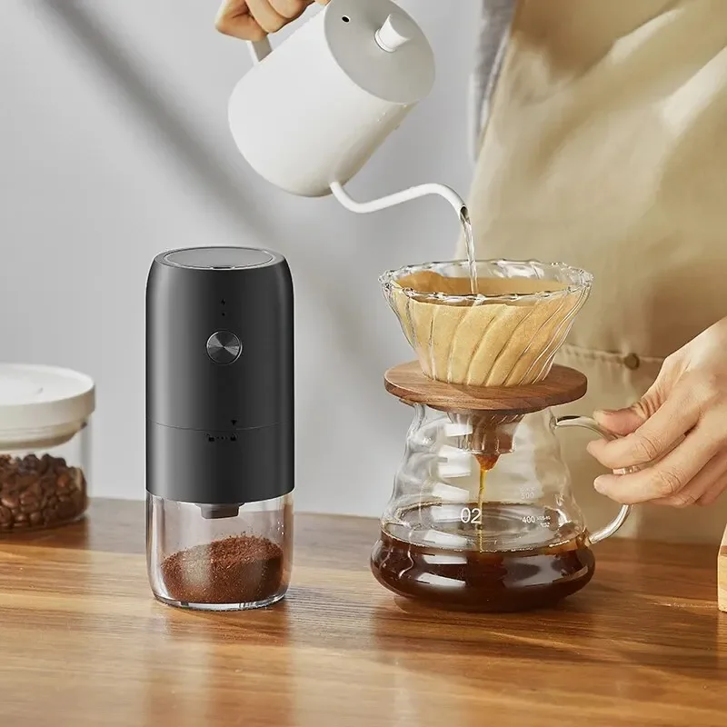 Electric Coffee Grinder TYPE-C USB Rechargeable Professional Ceramic Grinding Core Portable Coffee Beans Mill Grinder