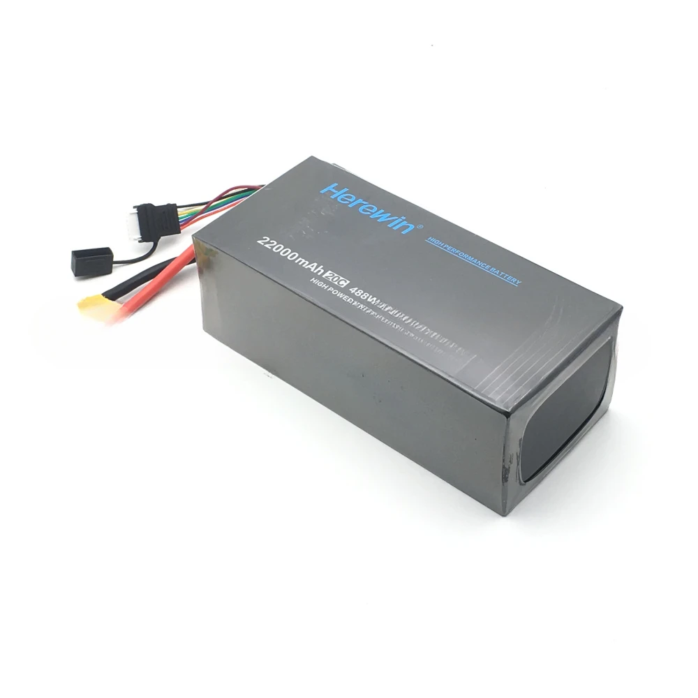 Original Herewin 22000mah 6S 22.2V 20C rechargeable lithium battery for RC model/car/agricultural plant  spray dron ua