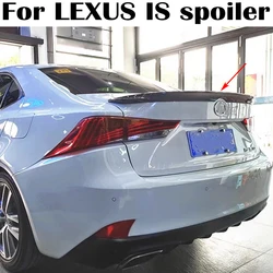 For Lexus IS250 IS300 IS350 Spoiler 2012-2019 High Quality ABS Plastics Car Rear trunk cover Lip Tail wings spoiler Airfoil