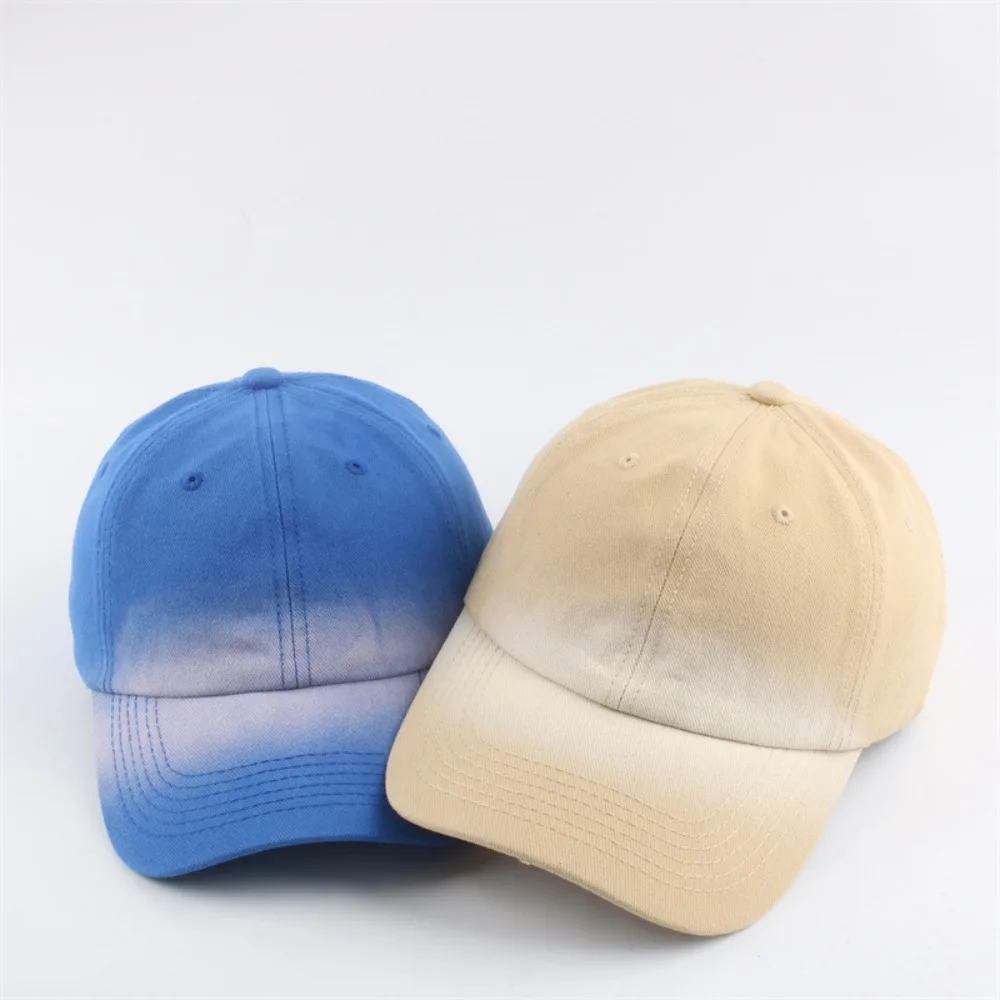 

Quick Dry Gradient Color Baseball Cap Breathable UV Protection Outdoor Sports Hat Ponycap Trucker Hat Adjustable Snapback Hat