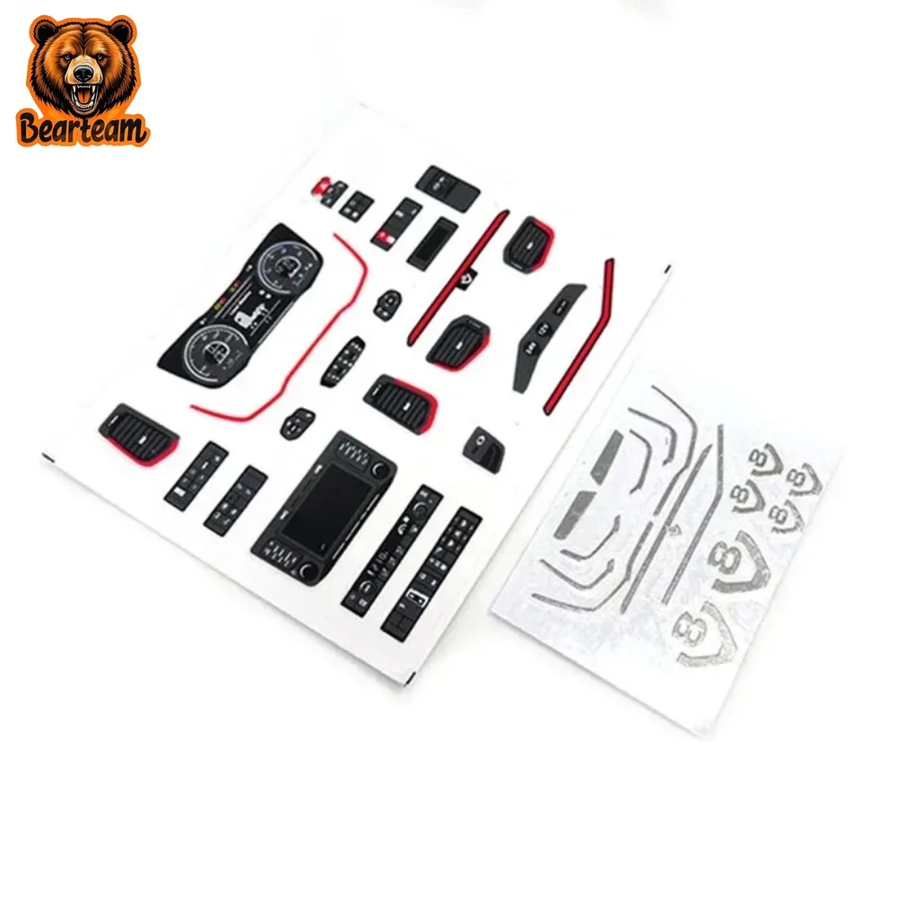 

Наклейка на сиденье приборной панели, костюм для 1/14 Tamiya RC грузовик с прицепом, самосвал Scania 770S 56368, автомобильные детали «сделай сам»