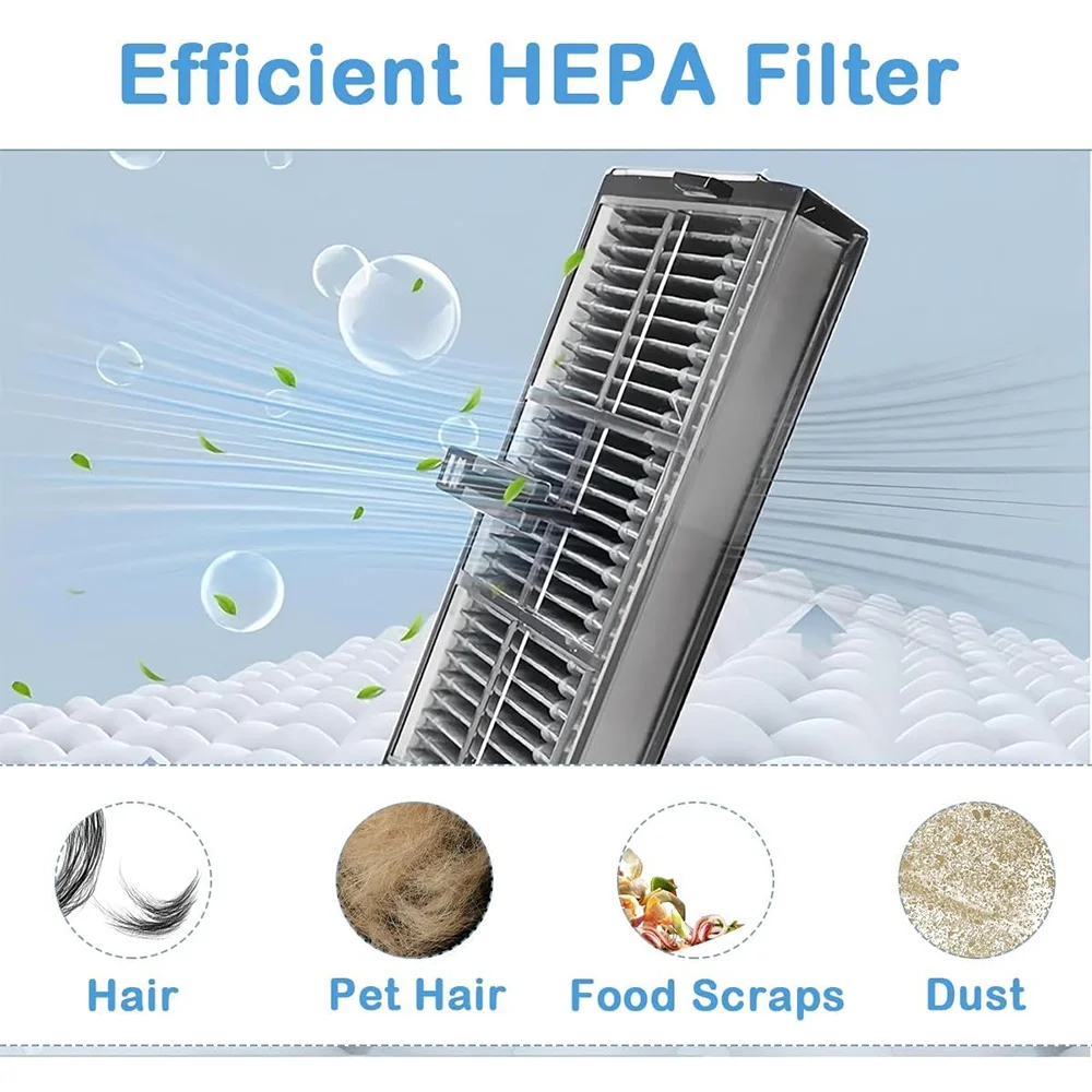 For Dreame L40 ultra / X40 Ultra Robot Vacuum Accessories, Dust Bags Mop Main Side Brushes Cloths HEPA Filters Spare Parts