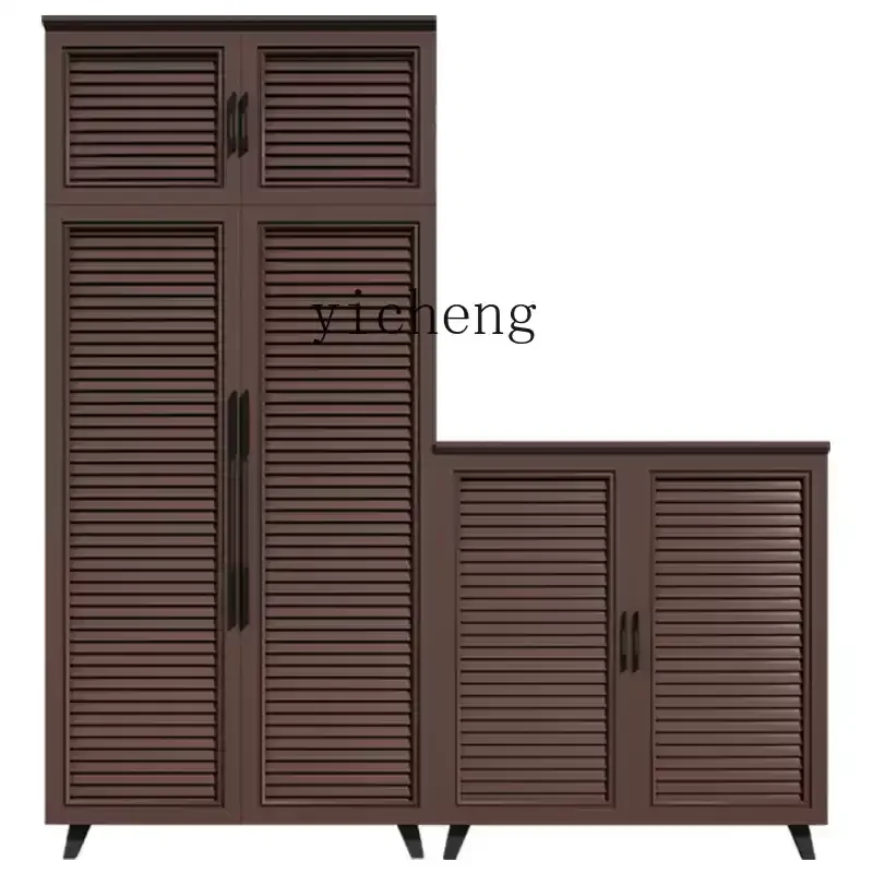 TQH Aluminum Alloy Outdoor Locker Waterproof Sunscreen Rust Protection Balcony Garden Tools Sundries Storage Cabinet