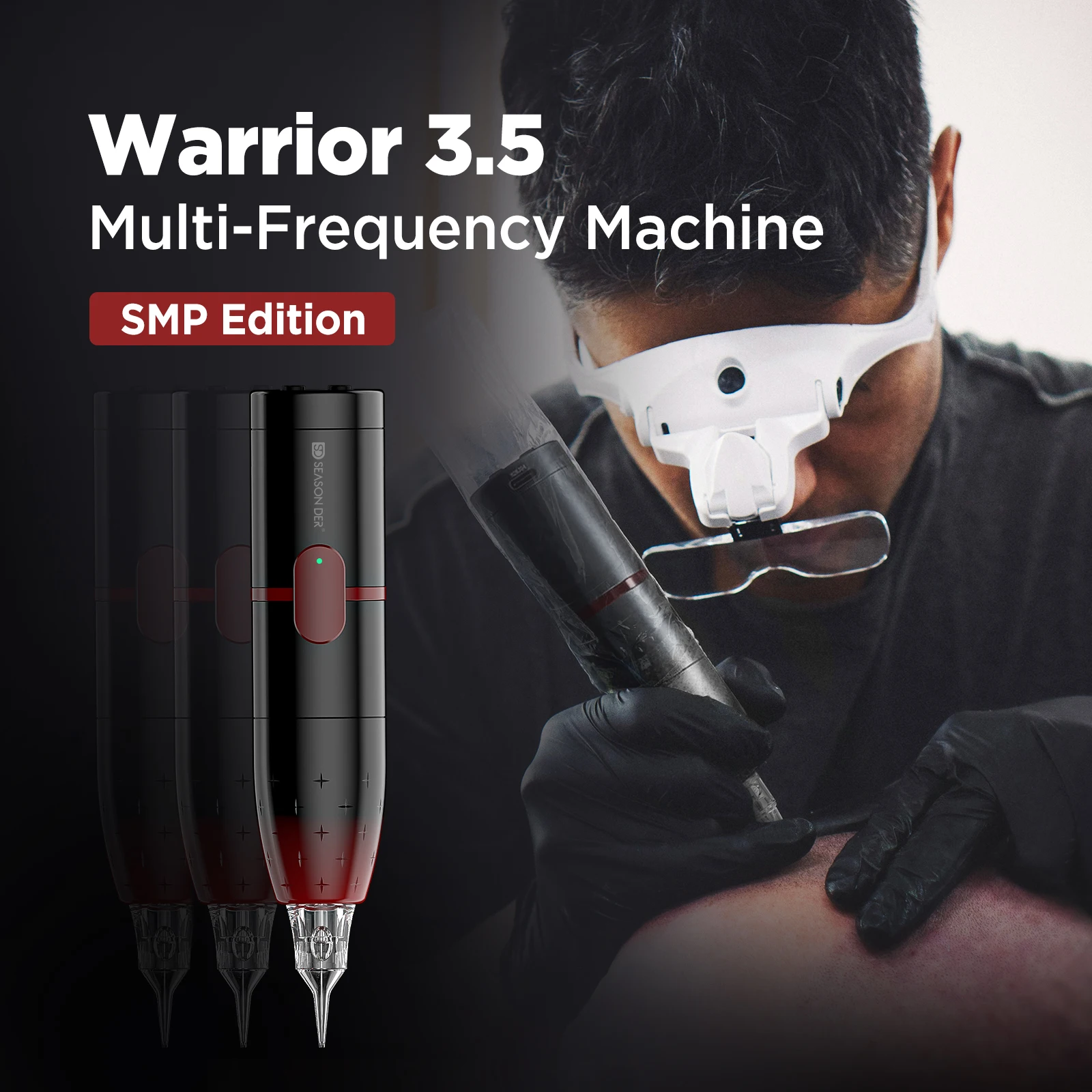High Quality Wireless SMP Tattoo Machine Rechargeable Hair Tattoo Scalp Micropigmentation Machine Hair Tattoo Machine