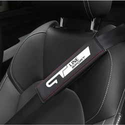 For Renault Sport GT Line  Top leather material automotive seat belt cover shoulder protector