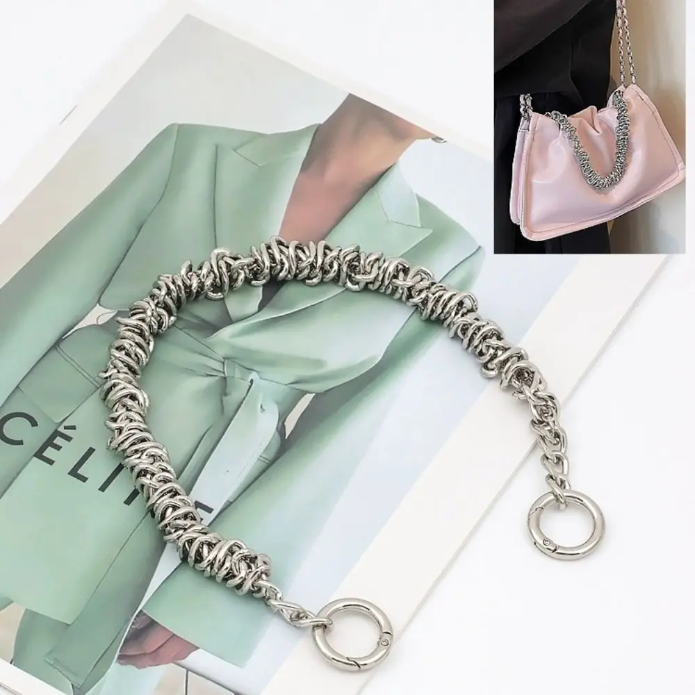 Irregular Bag Chain Strap For Bags Gold Silver Metal Bag Chain Strap DIY Purse Handbag Handles Shoulder Bag Chain Accessories