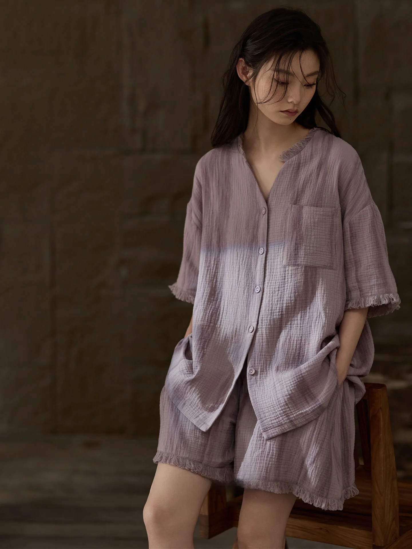 set-pigiama-estivo-leggero-in-puro-cotone-per-donne-con-imbottitura-sul-petto-abbigliamento-da-casa-fresco-tessuto-in-garza-a-doppio-strato